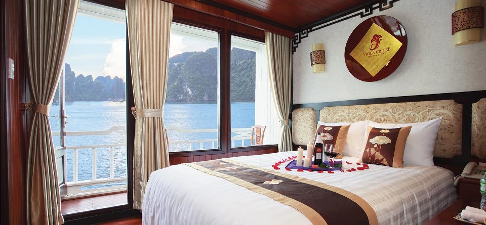 Phòng ngủ Double du thuyền Viola Cruise.jpg